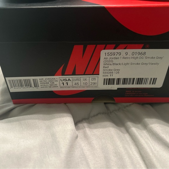 Jordan 1 Retro High “Light Smoke Grey” - Picture 6 of 7